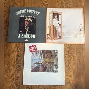 Vinyl Lot of 3 Jimmy Buffett Records